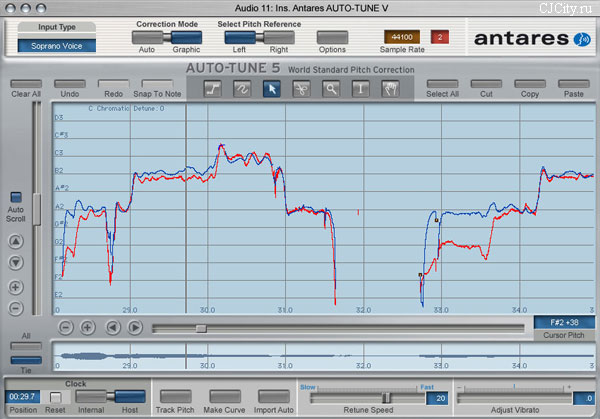 Программа для обработки голоса - Antares Autotune 5