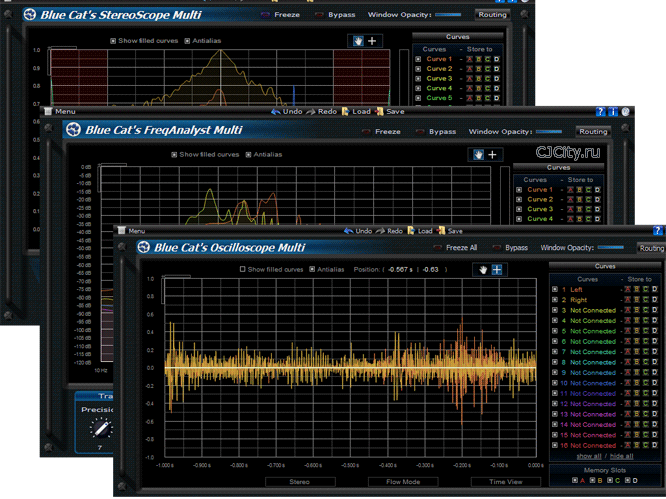 Blue Cat Audio FreqAnalyst и StereoScope 1.3