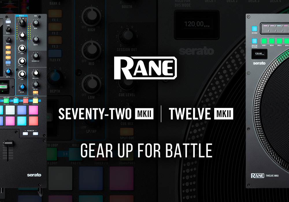 Rane DJ - микшер SEVENTY-TWO MKII и контроллер TWELVE MKII