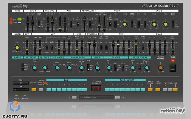 VST-AU MKS-80 Editor