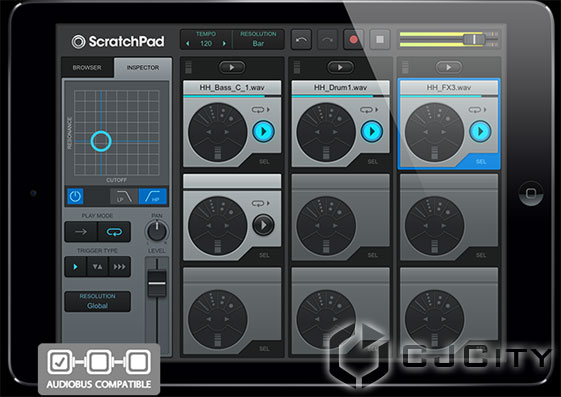 Cakewalk  - ScratchPad  iPad