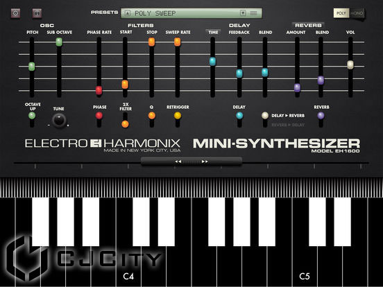 Electro-Harmonix Mini-Synthesizer  iOS
