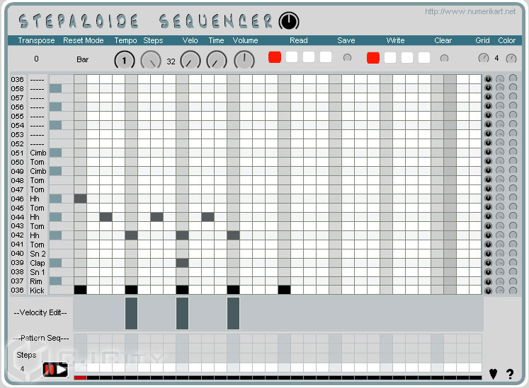 Numerikart StepaZoide Sequencer