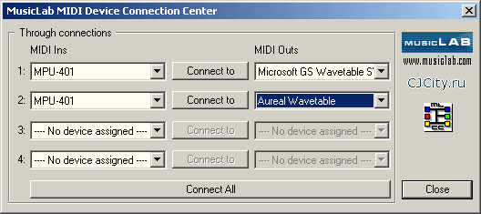 Скачать MIDI Connection Center 1.1