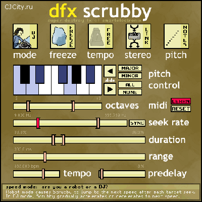 Скачать DFX Scrubby v1.0