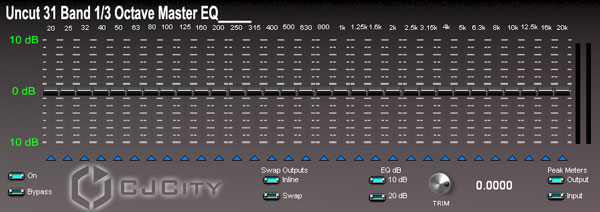  31 Band 1/3 Octave Master EQ
