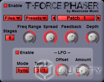 Mastrcode Music T-Force Phaser