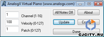 AnalogX Virtual Piano 1.11