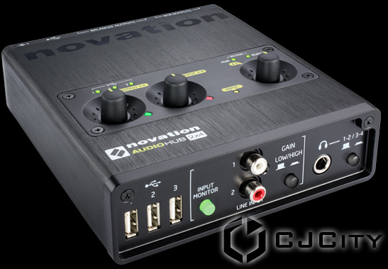   USB- Novation Audiohub 2x4