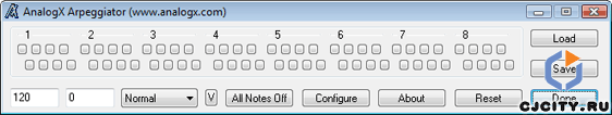 Скачать AnalogX Arpeggiator 1.04