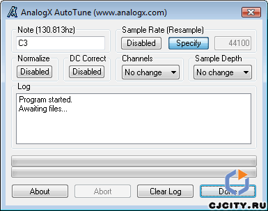 Скачать AnalogX AutoTune 2.31