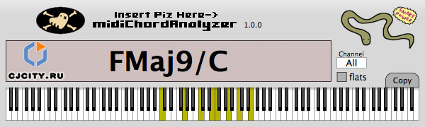 Скачать Insert Piz Here midiChordAnalyzer